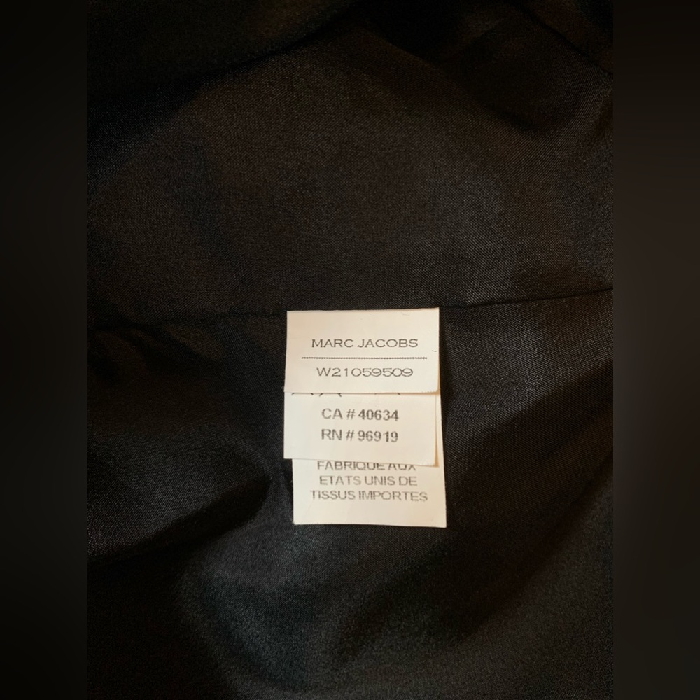 Marc Jacobs Black Midi Dress, size 8 - Picture 9 of 10
